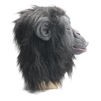 Halloween latex mask Goku Brothers Big-Eared King Kong gorilla headgear monkey mask Gray face black