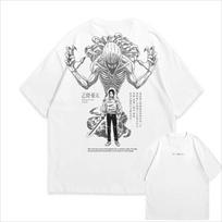 Summer Jujutsu Kaisen Yuta Okkotsu  Rika Anime TShirt Unisex Oversized Streetwear Cotton Short Sleeve Casual Tops 4XL gray