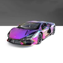 1:24 mastelio Lambor Revuelto FKP37 automobilio modelis žaislas Metalinis lietas garsas šviesa atitraukiamas modelis berniukų kolekcijai purple