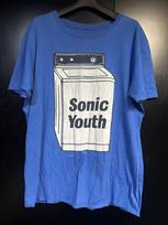 Super Rare SONIC YOUTH Washing Machine  Sonic Youth Blue Unisex shirt Cotton Oversize Large Size XXXL white