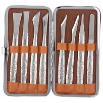 Professional Pedicure Tools Set Manicure Knife Kit Stainless Steel Toe Pedicure Knife Nail Clipper Feet Scraper Dead Skin Remove white