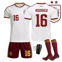 Rodri Ispanija Išvykos Baltas Futbolo Džersio Rinkinys 24/25 Sezonas Gerbėjų Leidimas XS balta