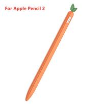Cute Fruits Silicone Pencil Case For Apple Pencil 1th 2th Generation Tablet Screen Touch Stylus Protective Cover For Pencil 2 1