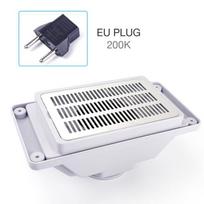 Tvirtas įmontuotas stalo stalas nagų dulkių surinkėjas nagų dulkių siurblys, siurbiamas manikiūro aparatas, nagų salonas EU PLUG white