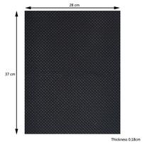 Guminiai batų padai, taisymo pleistrai batams, neslystantys vidpadžiai. Black 37X28cm black
