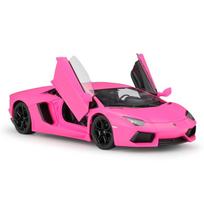 GERAI 1:24 Lamborghini Aventador LP700-4 Lydinio Automobilio Modelis Diecast Metaliniai Žaisliniai Transporto Priemonės Automobilio Modelis Aukštos Simuliacijos Kolekcija Vaikų Dovanos 1;24-size:18*8*5cm rožinė