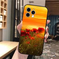 Telefono dėklas, skirtas iPhone 14 Pro Max 13 12 11 Pro Max Xs Xr X 12mini 14 Plus Se Poppies Poppy Flower Case Funda iPhone 12mini