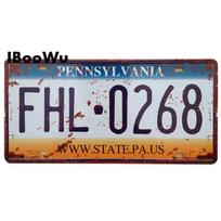 Senovinis metalinis plakatas JAV Teksasas Niujorkas Kalifornijos automobilio numeris Metalinis valstybinio numerio dekoras Sienos Baras Pub Garažo skardos ženklai ir lentelės 15x30cm blue