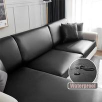 PU vandeniui atsparus odinis sofos sėdynės užvalkalas gyvenamajam kambariui, tamprus užvalkalas, baldų apsauga 15 vienspalvių sofos sofos užvalkalų Plus Size (M)-1pc