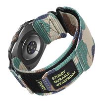 Nailoninis dirželis, skirtas Samsung Galaxy Watch 7 Ultra 47 mm apyrankei, kamufliažinė apyrankė, skirta Samsung Galaxy Ultra priedams Watch 7 Ultra 47mm black
