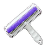 Pet Hair Removal Roller 2 Way Cat and Dog Hair Cleaning Brush to Remove Furniture Self-Cleaning Dog Hair Brush Lint Pet Epilator violetinė