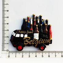 Belgija Gentas Magnetinis Suvenyras Juokingi Šaldytuvo Magnetukai Šaldytuvo Dekoravimui Briugė Briuselis Iprė Turistinis Suvenyras Dervos Rankdarbis black