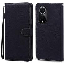 Nova9 Nova 9SE dėklas Huawei Nova 9 dėklui Nova 9 SE atverčiamas piniginės tipo dangtelis knyga odinis dėklas Huawei Nova 9se dėklui Coque Fundas For Huawei Nova 9 juoda