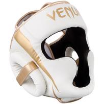 Venum Elite galvos apdangalai - baltas/auksinis beige