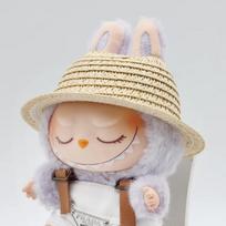 Lėlių drabužiai 15cm 17cm Labubu V1 V2 V3 marškiniai sijonas komplektas lėlių drabužių aksesuarai no doll beige