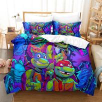 Paauglių Mutantų Vėžlių Serija Antklodės Užvalkalas 3D Skaitmeninės Spaudos Rinkinys Lovos Trijų Dalių Rinkinys quilt cover 90 * 190 pillowcase 50 * 75 * 1