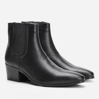 Dydis 40–46 Vyriški paaukštinti batai Madingi vyriški aukštakulniai batai Odiniai Chelsea ankle boots 42 black