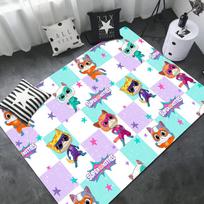 Junior Super Kitties Pattern Room Mats Nordic Style Home Doormat Bathroom-Toilet Mats Bedroom Hotel Decor Mat 40x60cm white