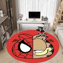 1 vnt. Žmogus-voras Garfield biuro apvalus kilimas, po biuro kėdėmis miegamojo svetainės namų dekoras a0926046 120cm by 120cm