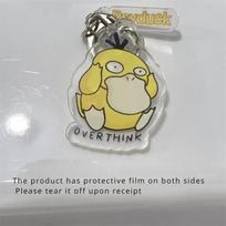 Pokemon Psyduck Animacinis Raktų Pakabukas Anime Figūrėlė Q Figūrinis Anime Prekės Dekoracija Drabužiai Krepšio Dekoracija Vaikų Gimtadienio Dovanos gray