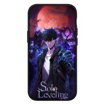 for Samsung Galaxy S25 S24 S23 S22 Ultra FE Plus A17 A37 A57 A56 A55 A06 A16 A15 A36 A26 A35 A05 A54 A34 Phone Case Anime Solo Leveling Arise Cover for iPhone 11 Pro Max rausvai ruda