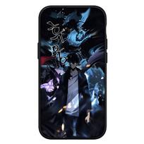 for Samsung Galaxy S25 S24 S23 S22 Ultra FE Plus A17 A37 A57 A56 A55 A06 A16 A15 A36 A26 A35 A05 A54 A34 Phone Case Anime Solo Leveling Arise Cover for Samsung Galaxy Note 8 švelni smėlinė