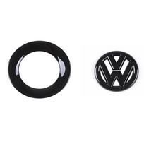 VOLKSWAGEN VW automobilio vairo emblemos lipdukas, skirtas Volkswagen GTI, Polo, Golf, Passat, Scirocco, Beetle Tig interjero aksesuarams gray