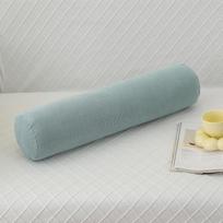Apvali sofos pagalvėlė: Plaunama juosmens ir galvos atramos pagalvė svetainei ir prie lovos 80*20cm Cover Only gray