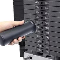 Svorio rinkinio prailginimo kaištis Sporto įrangos priedas Jėgos treniruotės Sporto salė Garažui Universitetui 8mmx110mm black