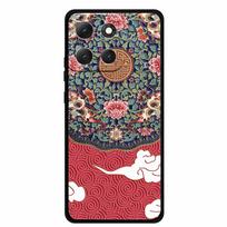 3D Phone Cover For Motorola Moto G86 Power 5G Soft TPU Silicone Case for Moto G 86 Embossed Flower Blossoms Para Protective Case -Moto G86 5G black