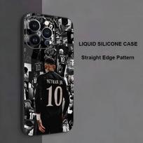 Futbolo Dėl N-NeYmAr 10 Telefono dėklas iPhone 17,16,15,14,13,12,11 ,Pro Max,XS,X,XR,SE,Mini,8,7,Minkštas silikoninis juodas dangtelis iPhone14Plus black