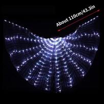 Sparnai LED Šviesos LED Šviečiantis Drugelio Sparnas Šokis Fėja LED Dėklas Šokio Scenos Pasirodymas Rekvizitas Festivalio Šventės Apšvietimas Apsiaustas as picture show blue