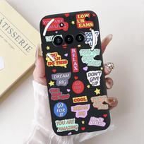 Dėklas Nothing Phone 3A Pro A059P Prabangus meno tapytas dangtelis Minkštas silikoninis dėklas telefonui Nothing Phone 3A A059 Phone3A Pro Krepšiai Nothing Phone 3A