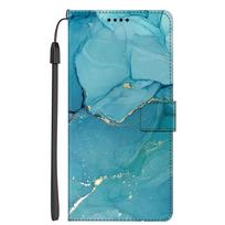 Odinis atverčiamas dėklas Moto One Action / Vision / Macro / Zoom dėklui Marmurinis piniginės dėklas su magnetine kortelių angoje Motorola One Vision Moto One Vision&Case & Strap rožinė