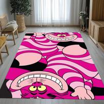 Alisa stebuklų šalyje Animacinis Česhyro katinas Svetainės neslystantis kilimėlis Minkštas kilimas miegamajam, žaidimų kambariui, sofai, namų dekoras Durų kilimėlis 40x60cm pink