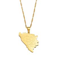 Europos ir Amerikos įvairūs žemėlapių pakabukai, miestų pakabukai, karoliai, moteriški individualizuoti nerūdijančio plieno karoliai 55cm beige