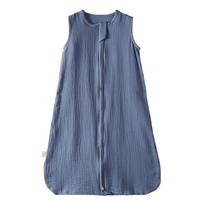 Kūdikio marlės medvilnės miegmaišis-liemenė - Lengvas, pralaidus orui ir apsaugantis nuo spardymosi apklotas naujagimiams (Pavasaris Vasara) 6-12 months (85cm) gray