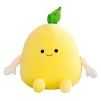 40/50cm humanoidinis vaisių pliušinis pagalvė, įdaryta citrina, greipfrutas, apelsinas, miela pagalvėlė, atramos nugarai pliušinis žaisliukas, dekoras, gimtadienio dovana 40cm beige