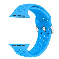 Sport Silicone Strap for Apple Watch 10 42mm 46mm Band Ultra 2 49mm Bracelet IWatch 9 8 7 6 5 4 SE 45mm 44mm 41mm 40mm Wristband 42mm 44mm 45mm 46mm mėlyna