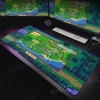 Didelis PC žaidimų pelės kilimėlis S-stardew Valley Minkšti pelės kilimėliai Klaviatūros kilimėlis XXL Stalo kilimas Kompiuterių priedai Stalo kilimėliai dovanoms 30x60cm