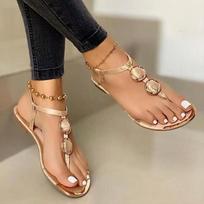 Summer Women'S Snadals Outdoor Flip Flops Trend Women Flats Plus Size Designer Women Shoes Luxury Sandalias De Mujer Verano 36 auksas