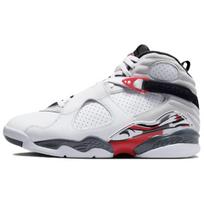 Jordan Air Jordan 8 aukštakulniai Vintažiniai krepšinio batai Vyriški Balti Raudoni Juodi 305381-100 42.5 juoda