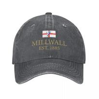 Millwall Beisbolo kepurė Vyriška kepurė Icon vyriška didelio dydžio kepurė Streetwear Moterims Vyrams gray