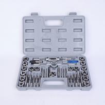 Metric 40-Piece Tap and Die Set with Wrench - Thread Repair Tools