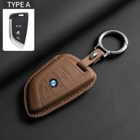 Full Flip Leather Car Key Case For BMW 1 3 5 7 Series 320i 530i 550i F20 F15 F16 F48 G20 G30 G01 G02 G05 G11 X1 X3 X4 X5 X6 F30 black