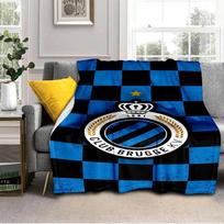 FC Brugge herbas Antklodė Lengva Ideali Lovos Antklodė Puikiai Tinka Kelionėms, Stovyklavimui, Svetainėms, Biurams, Sofoms, Gerbėjui Kalėdinė Dovana 75x90cm