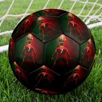 Ronaldo ikoninis 7 numerio futbolo kamuolys Dydis 5 Futbolas Mašininio siuvimo Lauko treniruotėms ir varžyboms Idealiai tinka futbolo entuziastams