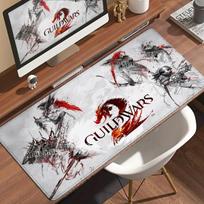 Žaidimų stalo kilimėlis Guild Wars 2 Pelės kilimėlis Nešiojamojo kompiuterio žaidimų pelės kilimėlis Žaidėjo klaviatūros prailgintas pelės kilimėlis PC priedai Didelis kilimas 30x60cm gray