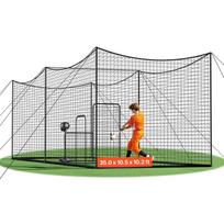 VEVOR Baseball Batting Cage, 10668 x 3200 x 3100mm Freestanding Portable Batting Cage 1066.8 x 320 x 310 cm
