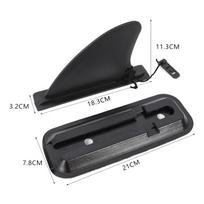 Stand Up Paddle Board SUP Fins Slide-in Fin Kayaking Accessories Surfing Board Paddle 4.5Inch-With Hold black